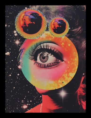 Plakat 15x20cm Oko w Kosmosie na Arena.pl