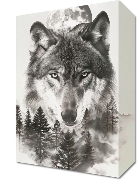 Obraz 20x30cm Wilczy Duch Lasu zdjęcie 1