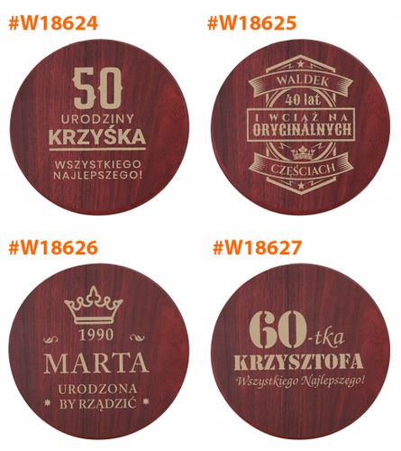 ZESTAW do WINA + GRAWER PREZENT na URODZINY 18-99 na Arena.pl