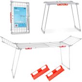 Suszarka na pranie stojąca rozkładana Lydia 27 mb stal nierdzewna