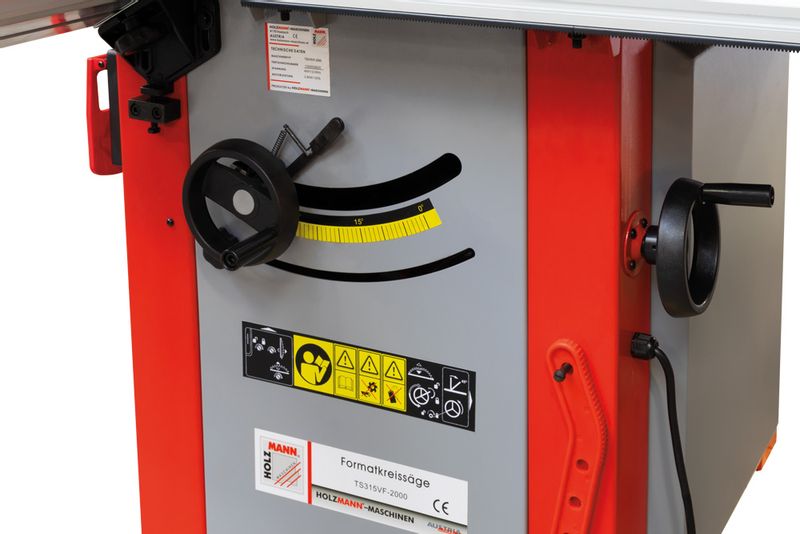 Piła formatowa TS315VF2000 formatówka krajzega pilarka podcinakiem stołowa zdjęcie 24