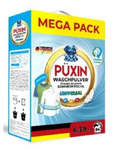 Proszek Do Pranie Uniwersalne PUXIN Mega Pack 6,59 kg 94 Prań Niemiecki na Arena.pl