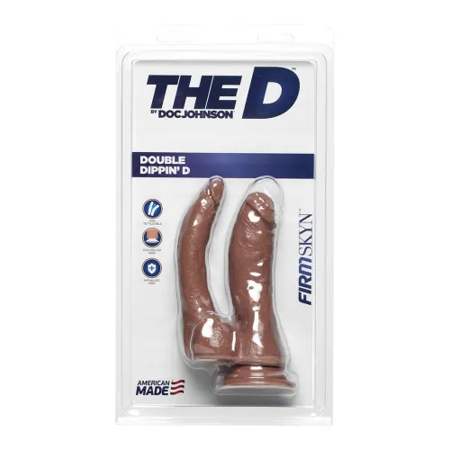 doc johnson double dippin' d firmskyn anatomiczny model podwojny 22 cm na Arena.pl