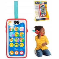 PIERWSZY TELEFON SMARTFON ZABAWKA KOLOROWY POLSKI ANGIELSKI DO NAUKI CHICCO