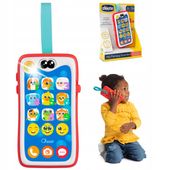 PIERWSZY TELEFON SMARTFON ZABAWKA KOLOROWY POLSKI ANGIELSKI DO NAUKI CHICCO