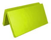 Materac dwuczęściowy z rzepami UNDERFIT 130 x 120 x 10 cm miękki seledynowy