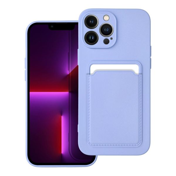Futerał CARD CASE do IPHONE 13 Pro Max fioletowy zdjęcie 1