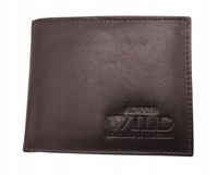 Always Wild - portfel męski skóra naturalna N7-P-SCR/7872 ciemny brązowy