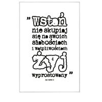 Wstań i żyj wyprostowany - magnes szklany