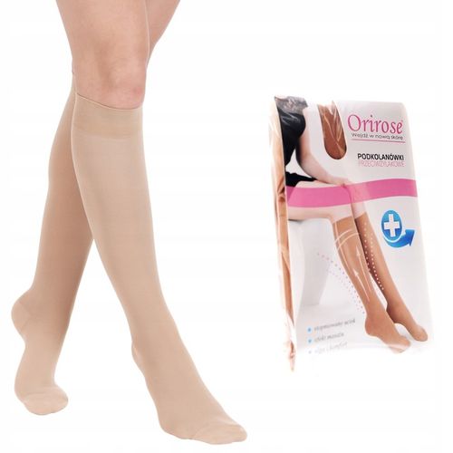 Orirose MEDI Podkolanówki uciskowe PRZECIWŻYLAKOWE 3st. ucisku 23-32mmHg na Arena.pl