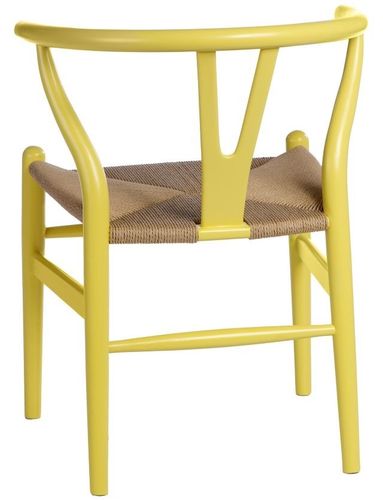 Krzesło wicker color żółte na Arena.pl