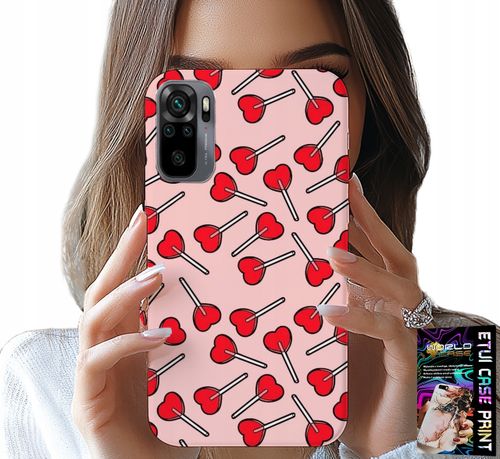 ETUI DO XIAOMI NOTE 10 / 10S - KOBIECE, MODNE WZORY LIZAKI W SERCA CASE na Arena.pl