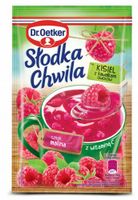 DR OETKER KISIEL SŁODKA CHWILA MALINA Z KAWAŁKAMI OWOCÓW 31,5G