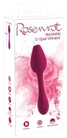 you2toys rose bendable g-spot - silikonowy wibrator wodoodporny 20cm