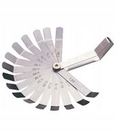 2X SATA SZCZELINOMIERZ LISTKOWY 16 PŁYTEK LISTKÓW GIĘTYCH 0,05-1mm 09402SJ