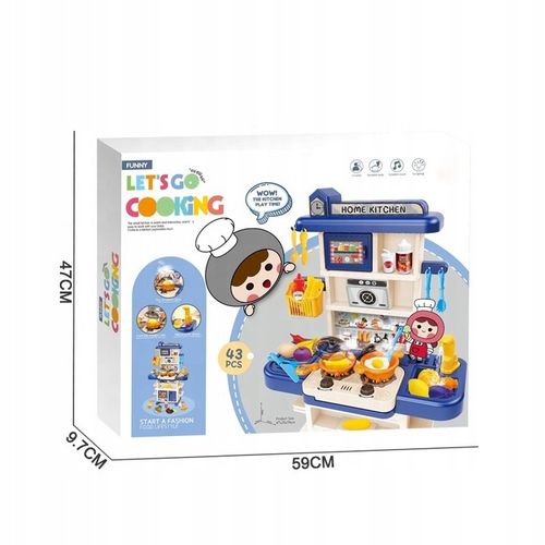 Kuchnia dla dzieci lodówka kran z wodą para 64 N na Arena.pl