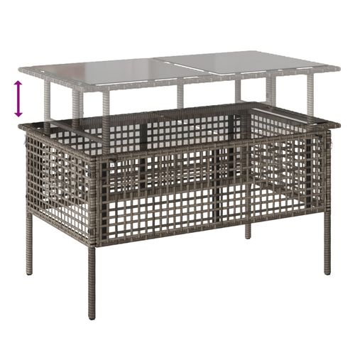 4-cz. zestaw wypoczynkowy do ogrodu, z poduszkami, szary na Arena.pl