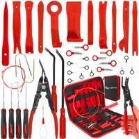 ŚCIĄGACZE DO TAPICERKI DEMONTAŻU NARZĘDZI Klucze wyjmaki do RADIA 39 ZESTAW