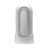 tenga flip zero electronic vibration white - model z podwojnym systemem