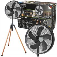 DUŻY WENTYLATOR PODŁOGOWY NA STATYWIE WIATRAK LOFT