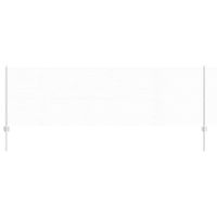 Ogrodzenie z słupkami Srebrny 0.8 x 10 m Stal