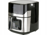 FRYTKOWNICA BEZTŁUSZCZOWA AIR FRYER FRYTOWNICA 1600W 6,5L CZARNA LUND 67562