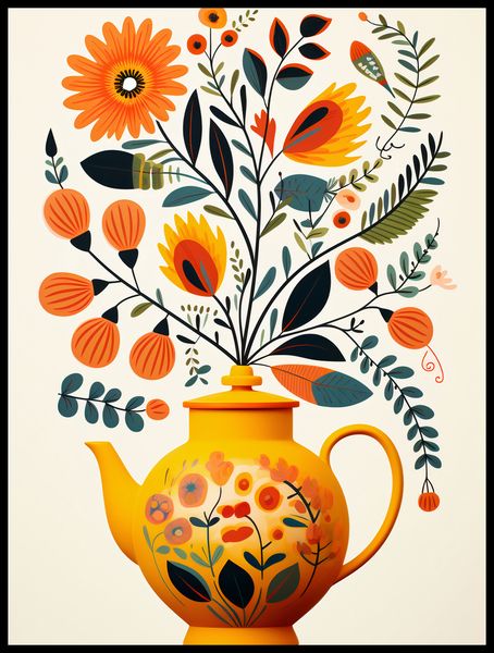 Plakat 60x80cm Bujna Herbata zdjęcie 2