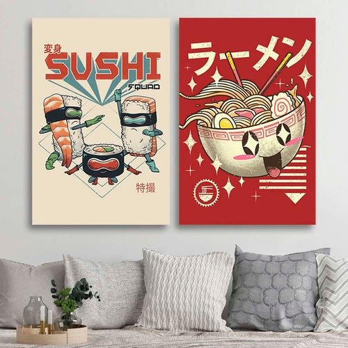 Deco Panel, Wojownicy sushi 40x60 na Arena.pl