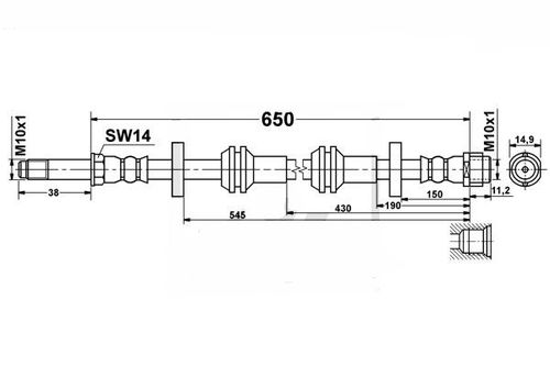 Audi A6 C7 - Zestaw Przewodów Hamulcowych Teflonowych W Oplocie Stalowym na Arena.pl