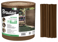 TAŚMA OGRODZENIOWA 19 CM X 35 M BRĄZOWA RAL8011 TOB4501935BRL BRADAS