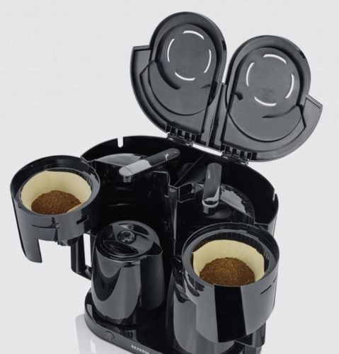 Severin KA 9315 Ekspres przelewowy Podwójny 1,25 l czarny na Arena.pl