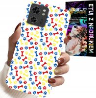 ETUI DO MOTOROLA EDGE 40 - ŁAPKI KOŚCI PIES PATROL BAJKI + FOLIA