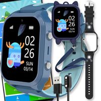 SMARTWATCH DLA DZIECI ZEGAREK DZIECIĘCY GPS 4G LOKALIZATOR NA KARTĘ SIM GRY LT56