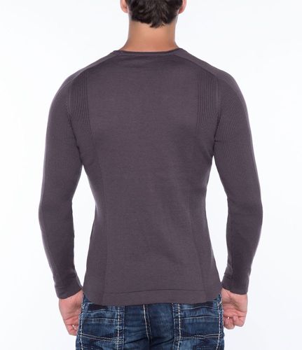 CIPO BAXX SZARY SWETER MĘSKI BASIC C44300~XXL na Arena.pl