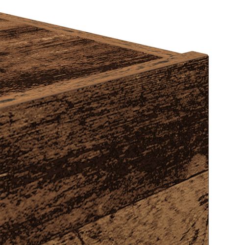 Szafka nocna  z oświetleniem LED Stare drewno 45x40x55 cm na Arena.pl