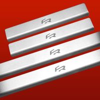 Listwa progowa SEAT LEON MK3 FR Stal nierdzewna 304 mat 4szt