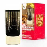 LAMPION ŚWIĄTECZNY LED DUŻY SZKLANY DEKORACJA ŚWIĄTECZNA OZDOBNA NA STÓŁ