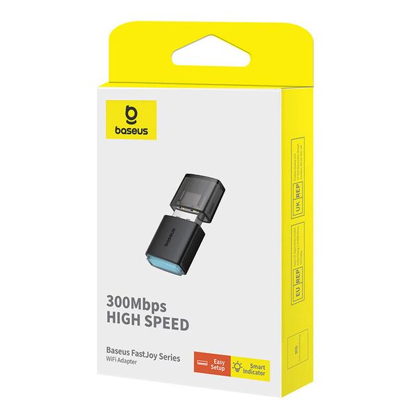 adapter wifi baseus fastjoy 300mbps (czarny) zdjęcie 4