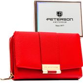 portfel damski eko ptn 0015-saf-9402 red