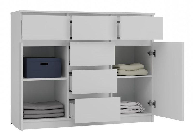 Komoda Malwa 2D6S BIAŁY zdjęcie 7