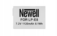 BATERIA AKUMULATOR NEWELL DO CANON LP-E8 EOS 550D 600D 650D 700D 1120mAh