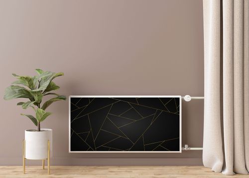 Osłona MAGNETYCZNA Trójkąty Abstrakcja Wzór Geometryczny 120cm x 60cm na Arena.pl