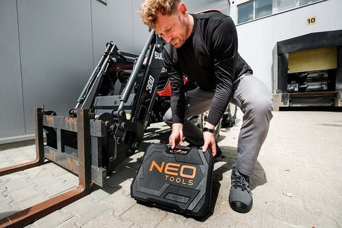 NEO TOOLS Zestaw Kluczy Nasadowych 220 el. 1/2" 3/8" 1/4" Walizka Stal CrV na Arena.pl