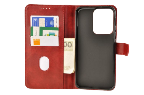 Etui portfel Wallet do Oppo Reno14 5G / Reno14 F 5G czerwony na Arena.pl