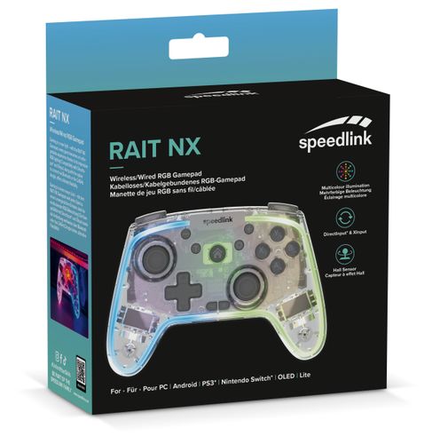 Pad SpeedLink RAIT NX RGB, Wireless/Wired, PC/Android/Switch OLED/Lite na Arena.pl