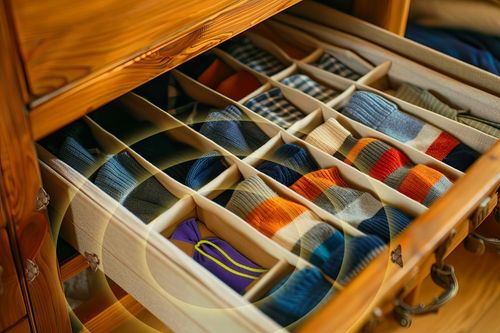 LAWENDOWY WORECZEK NA MOLE UBRANIOWE ODZIEŻOWE NO PEST x5 DŁUGIE na Arena.pl