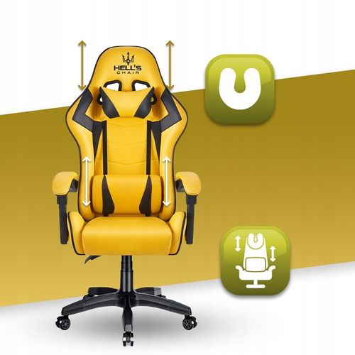 FOTEL GAMINGOWY DLA GRACZA BIUROWY HELL'S na Arena.pl