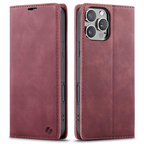 Spacecase Wallet Iphone 16 Pro Red zdjęcie 3