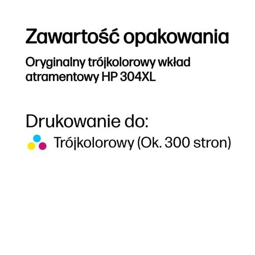 Tusz HP 304XL Tri-Color na Arena.pl