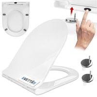 Deska Sedesowa WC ANTYBAKTERYJNA Wolnoopadająca Uniwersalna KOŁO ROCA INKER